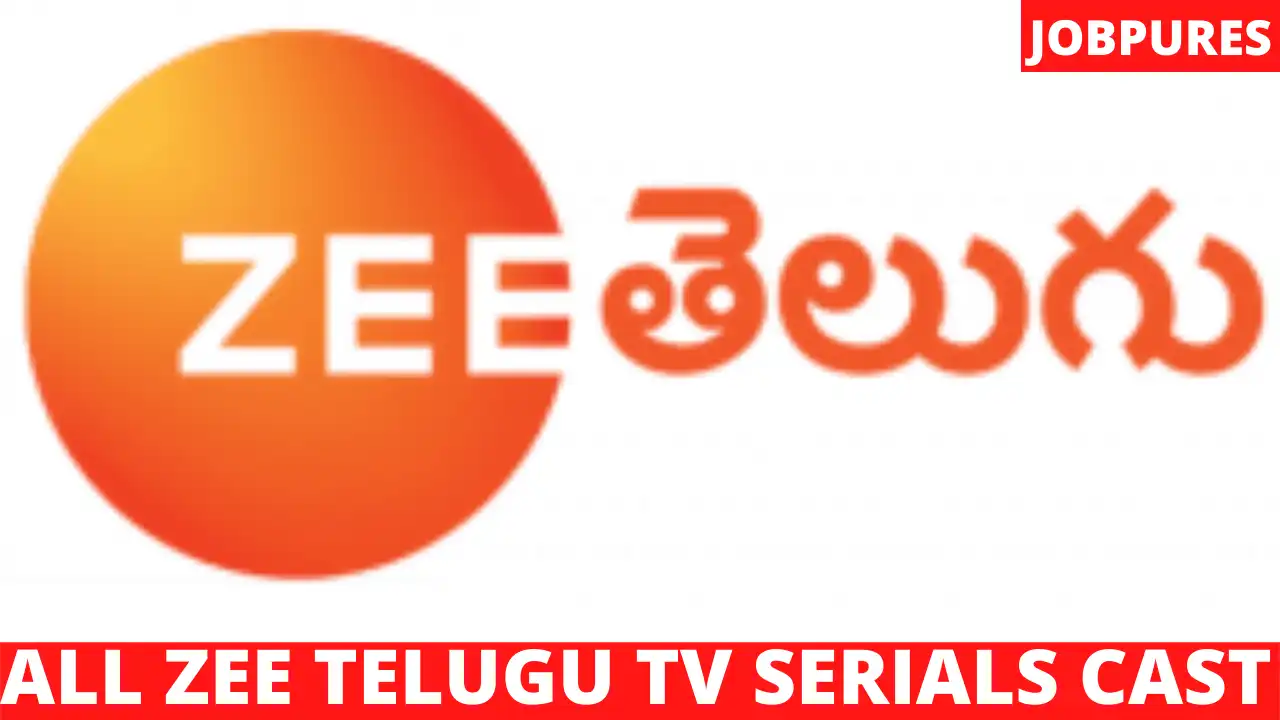 All Zee Telugu TV Serials Cast With Actress Names & Images