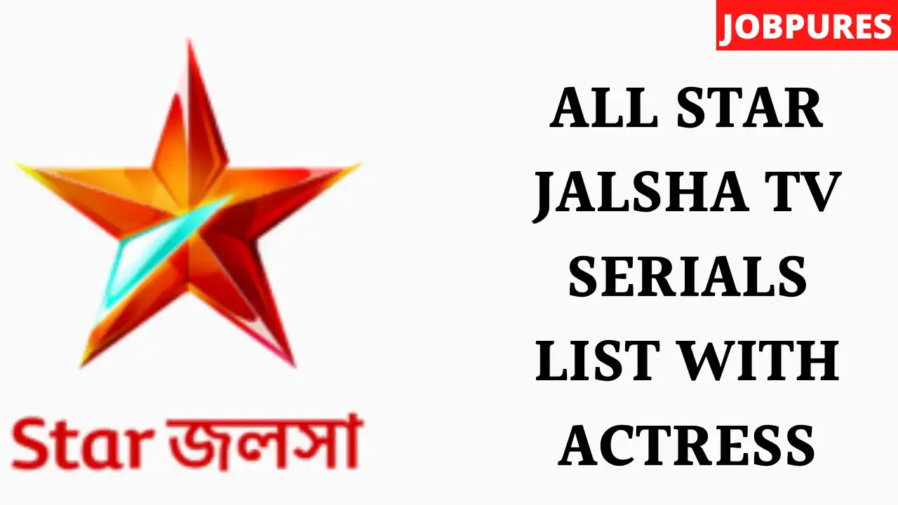 All Star Jalsha TV Serials Cast With Actress Names and Images List
