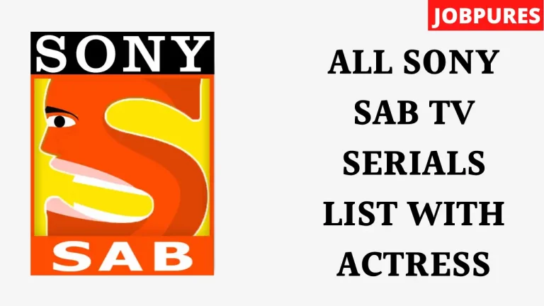 All Sony SAB TV Serials Cast With Actress Names and Images List