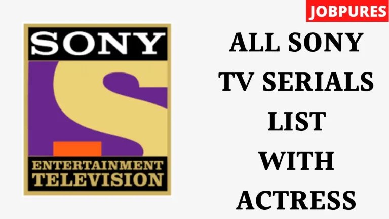 All Sony TV Serials Cast With Actress Names and Images List