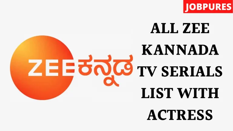 All Zee Kannada TV Serials Cast With Actress Names and Images List