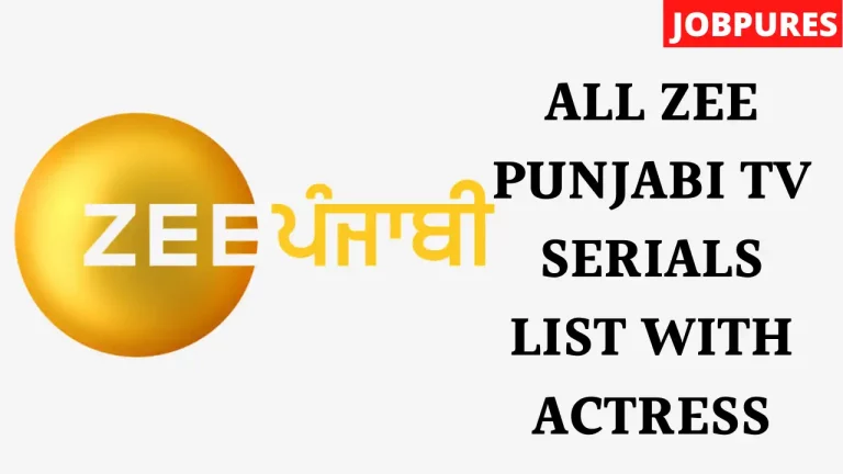 All Zee Punjabi TV Serials Cast With Actress Names and Images List
