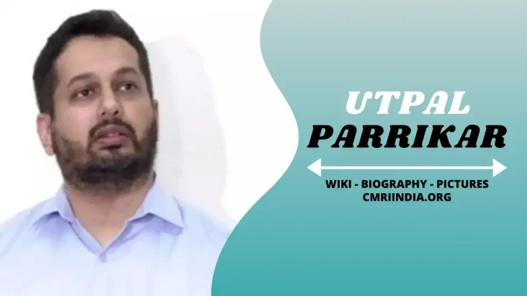 Utpal Parrikar (Politician) Height, Weight, Age, Wiki, Biography & More
